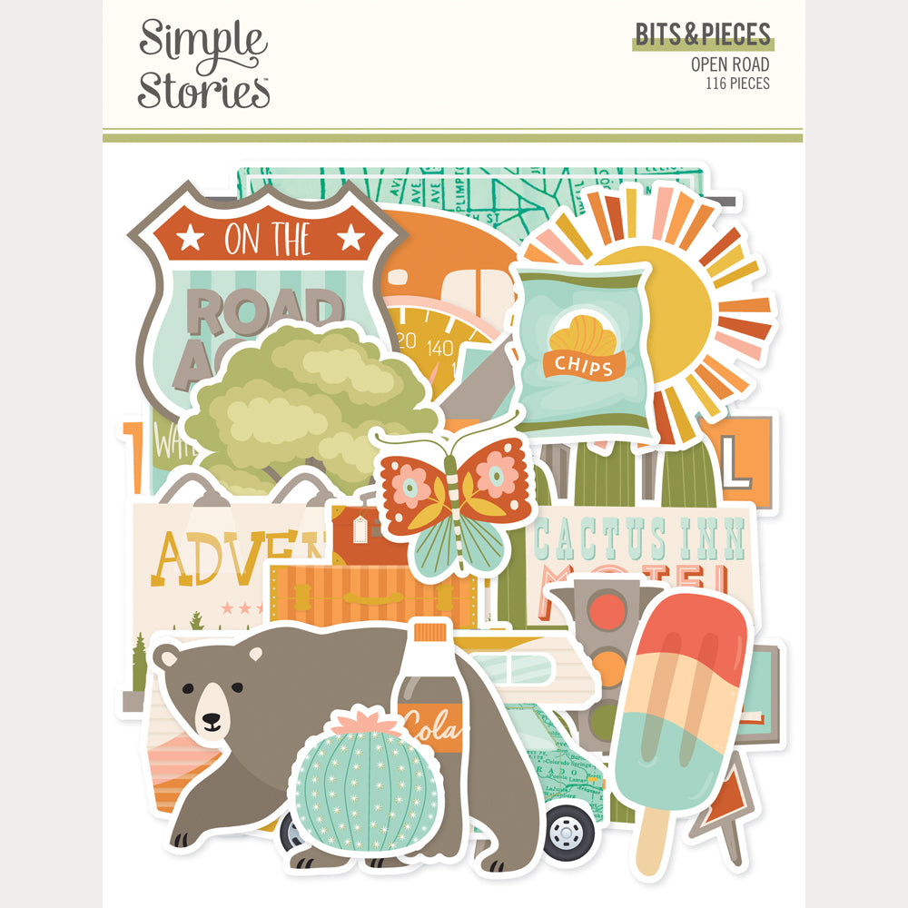 ***Pre-Order*** Simple Stories - Open Road - Bits & Pieces