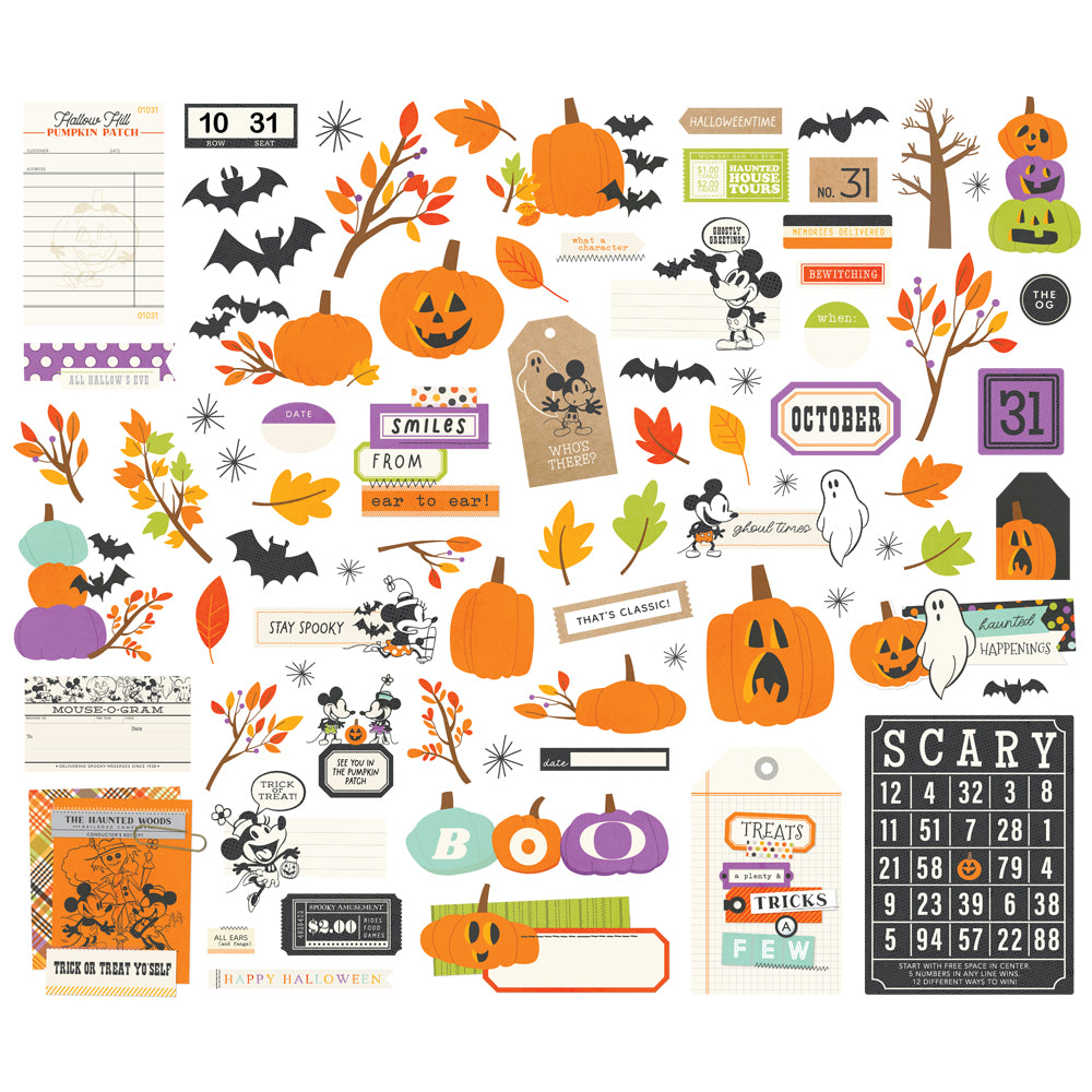 ***Pre-Order*** Simple Stories - Say Cheese Mouse Halloween - Journal Bits & Pieces