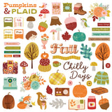 ***Pre-Order*** Simple Stories - Pumpkins and Plaid - Chipboard Pieces