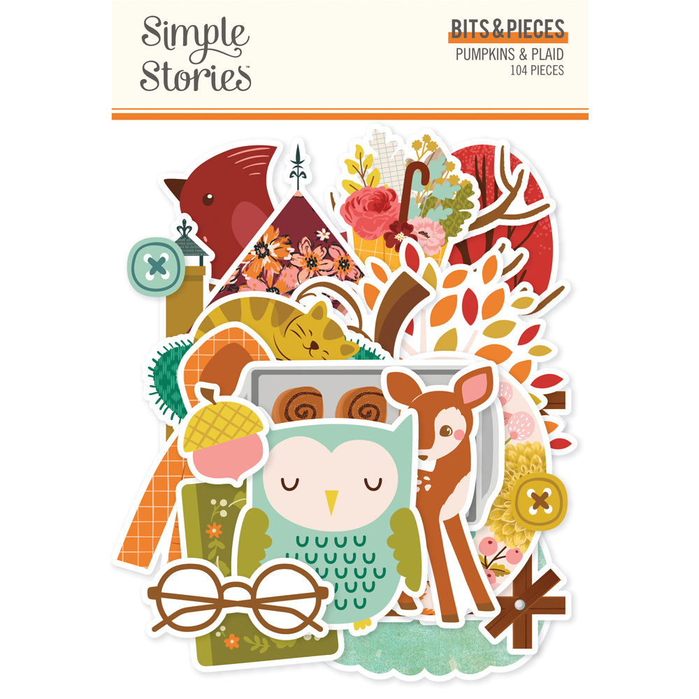 ***Pre-Order*** Simple Stories - Pumpkins and Plaid - Bits & Pieces