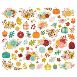 ***Pre-Order*** Simple Stories - Pumpkins and Plaid - Floral Bits & Pieces