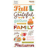 ***Pre-Order*** Simple Stories - Pumpkins and Plaid - Foam Stickers