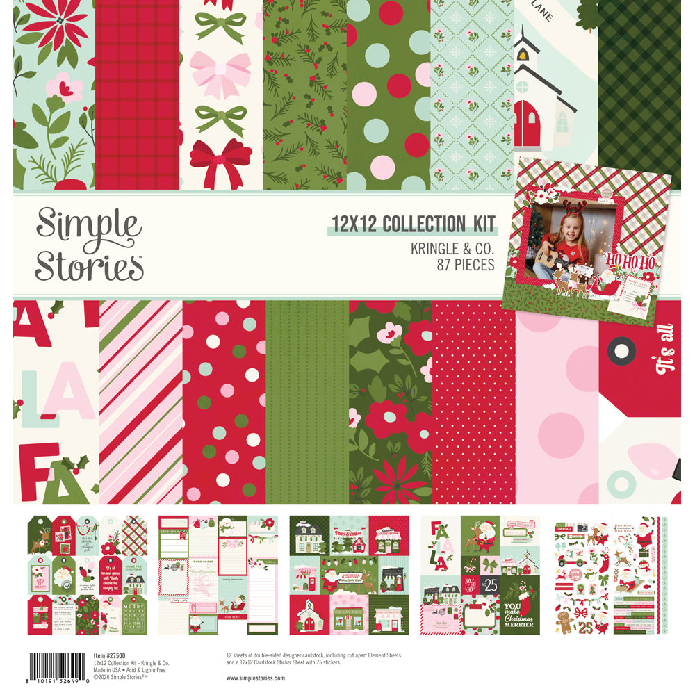 ***Pre-Order*** Simple Stories - Kringle and Co. - Collection Kit