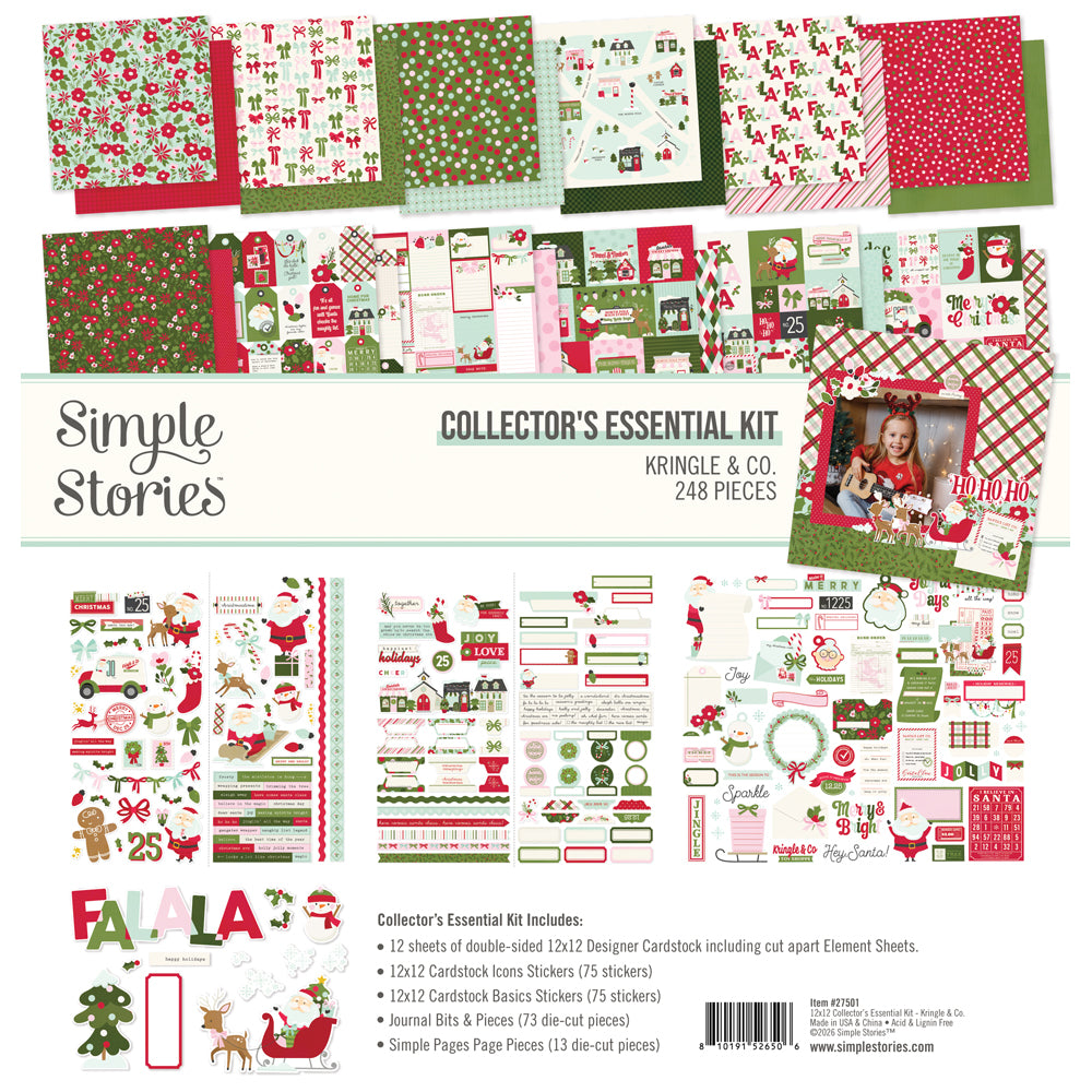 ***Pre-Order*** Simple Stories - Kringle and Co. - Collector's Essential Kit