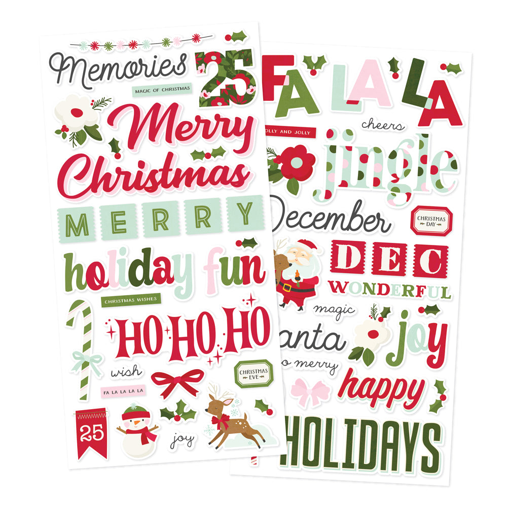 ***Pre-Order*** Simple Stories - Kringle and Co. - Foam Stickers