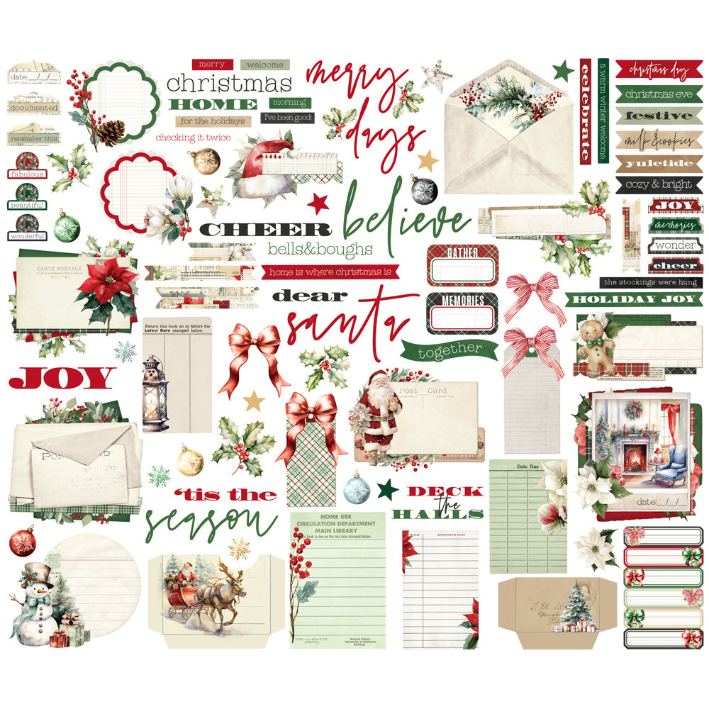 ***Pre-Order*** Simple Stories - Simple Vintage Old-Fashioned Christmas - Journal Bits & Pieces