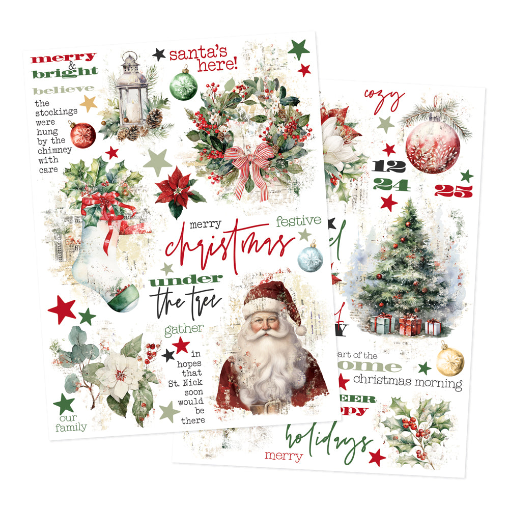 ***Pre-Order*** Simple Stories - Simple Vintage Old-Fashioned Christmas - Rub Ons