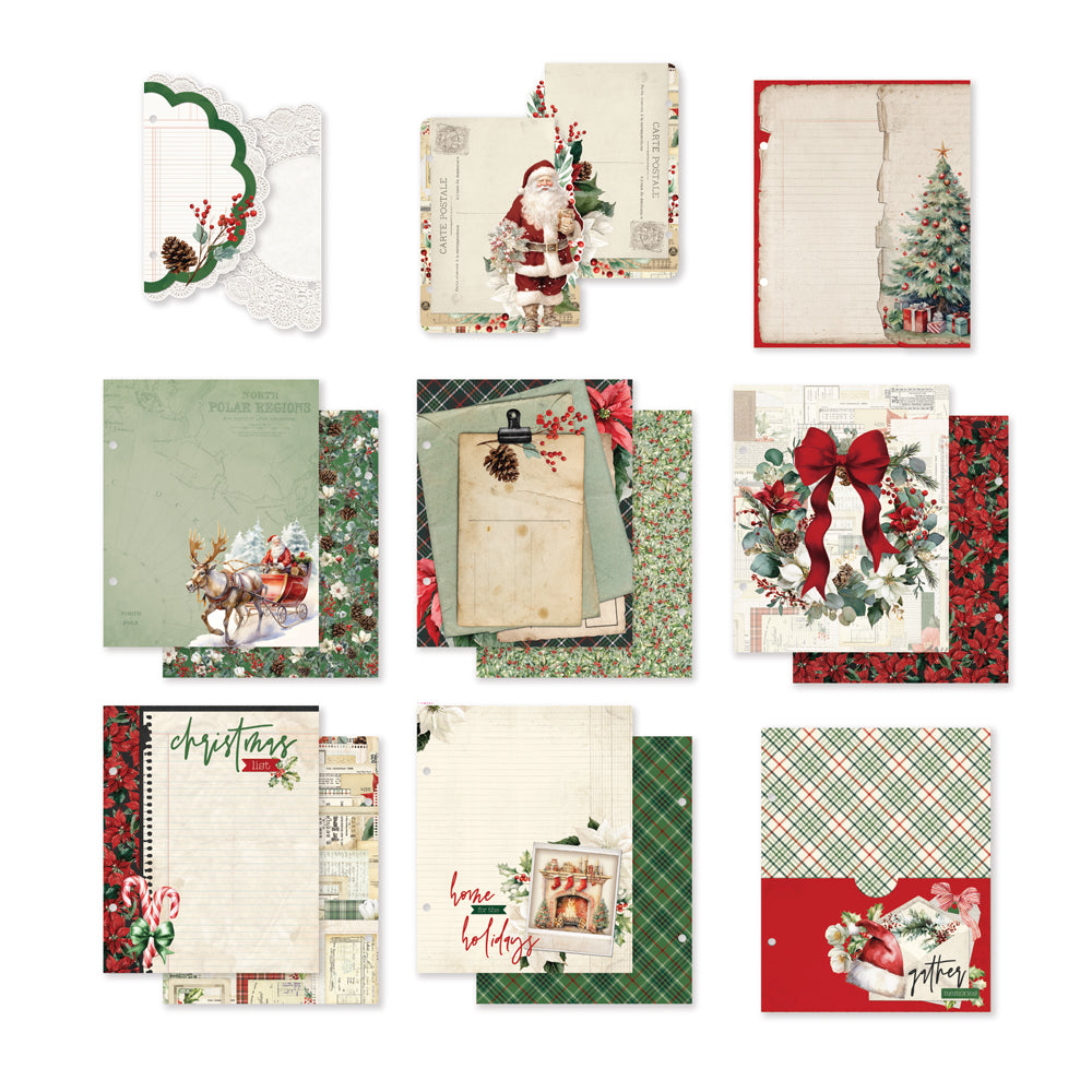 ***Pre-Order*** Simple Stories - Simple Vintage Old-Fashioned Christmas - SN@P! 6x8 Binder Inserts