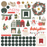***Pre-Order*** Simple Stories - Mistletoe and Holly - Chipboard Pieces