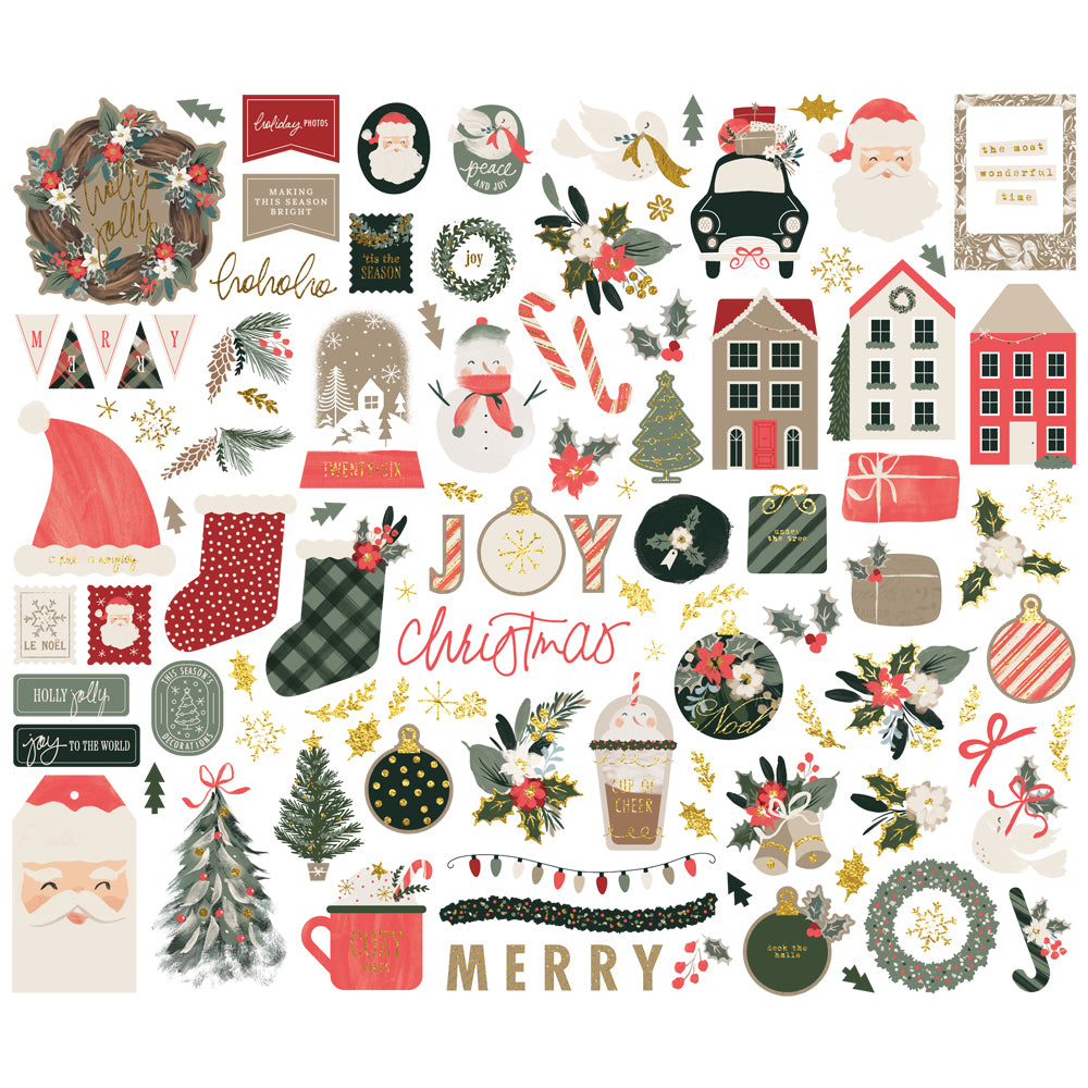 ***Pre-Order*** Simple Stories - Mistletoe and Holly - Bits & Pieces