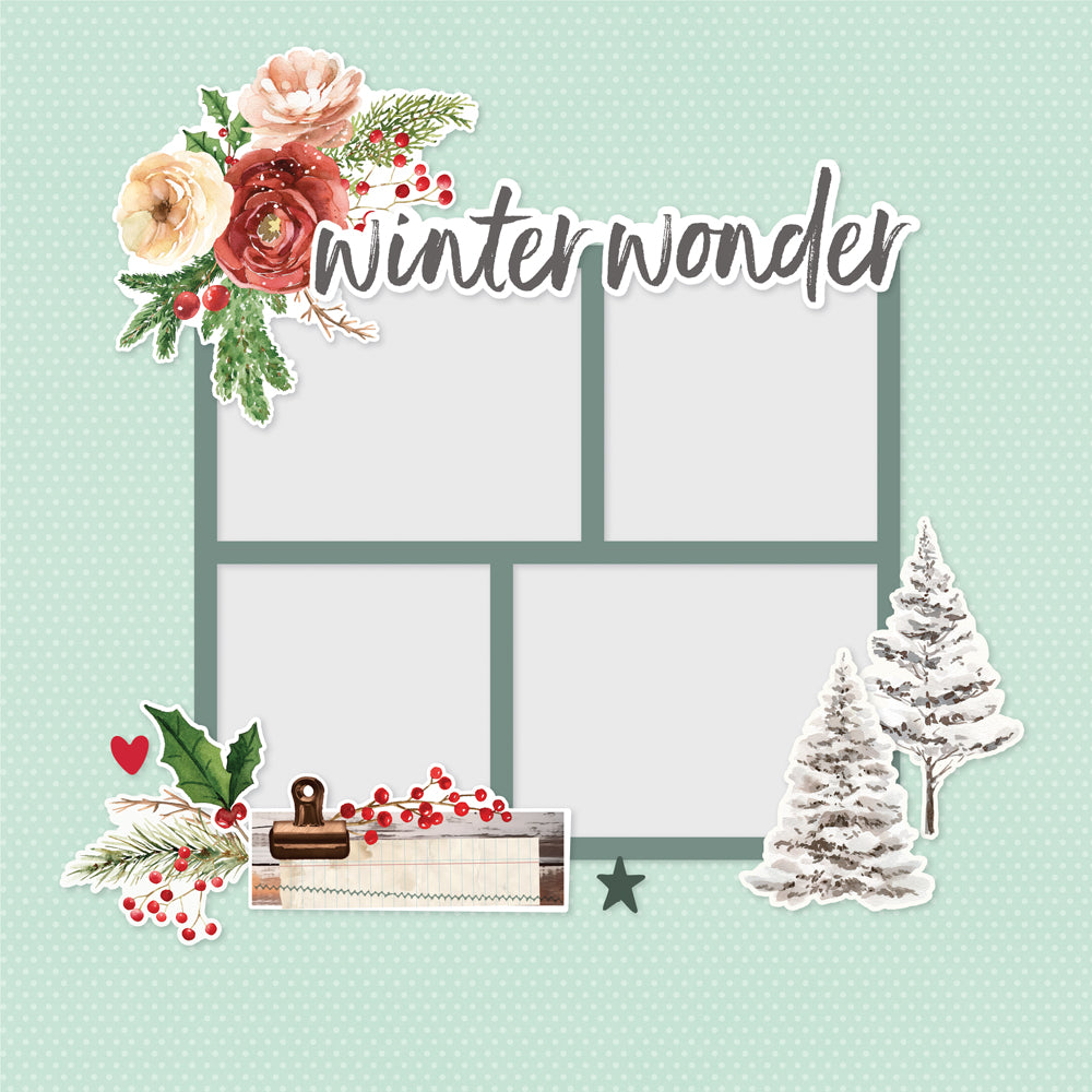 ***Pre-Order*** Simple Stories - Simple Vintage Evergreen Memories - Page Pieces