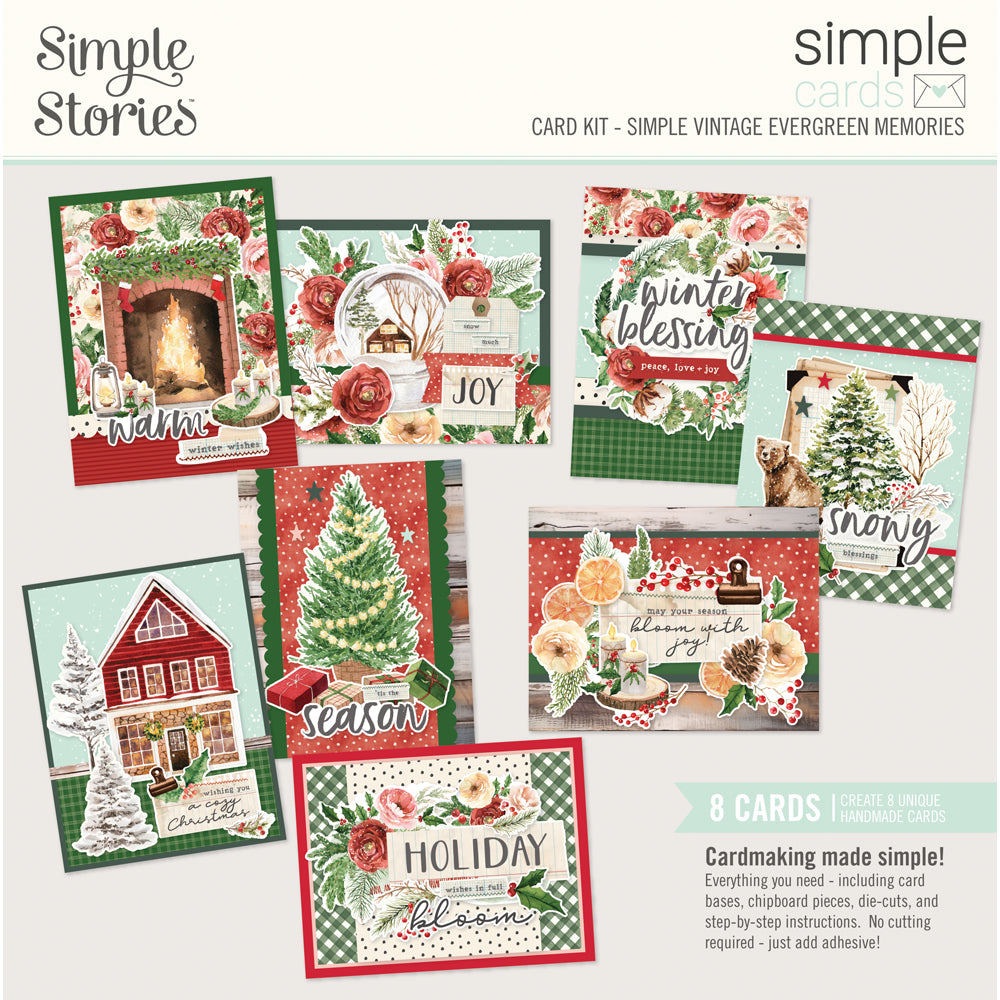 ***Pre-Order*** Simple Stories - Simple Vintage Evergreen Memories - Simple Cards Card Kit