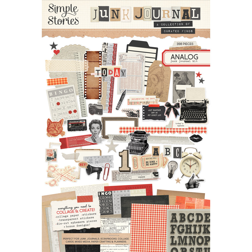 ***Pre-Order*** Simple Stories - Junk Journal Kit - Analog