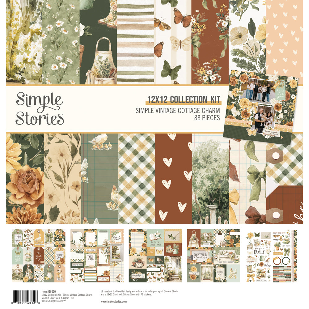 ***Pre-Order*** Simple Stories - Simple Vintage Cottage Charm - Collection Kit