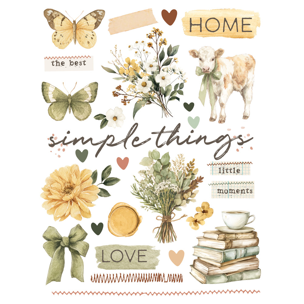 ***Pre-Order*** Simple Stories - Simple Vintage Cottage Charm - Rub Ons