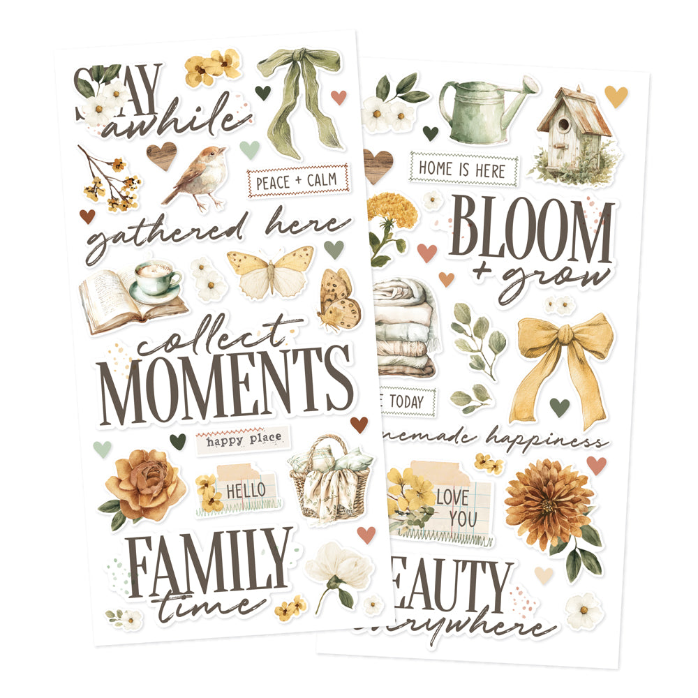 ***Pre-Order*** Simple Stories - Simple Vintage Cottage Charm - Foam Stickers