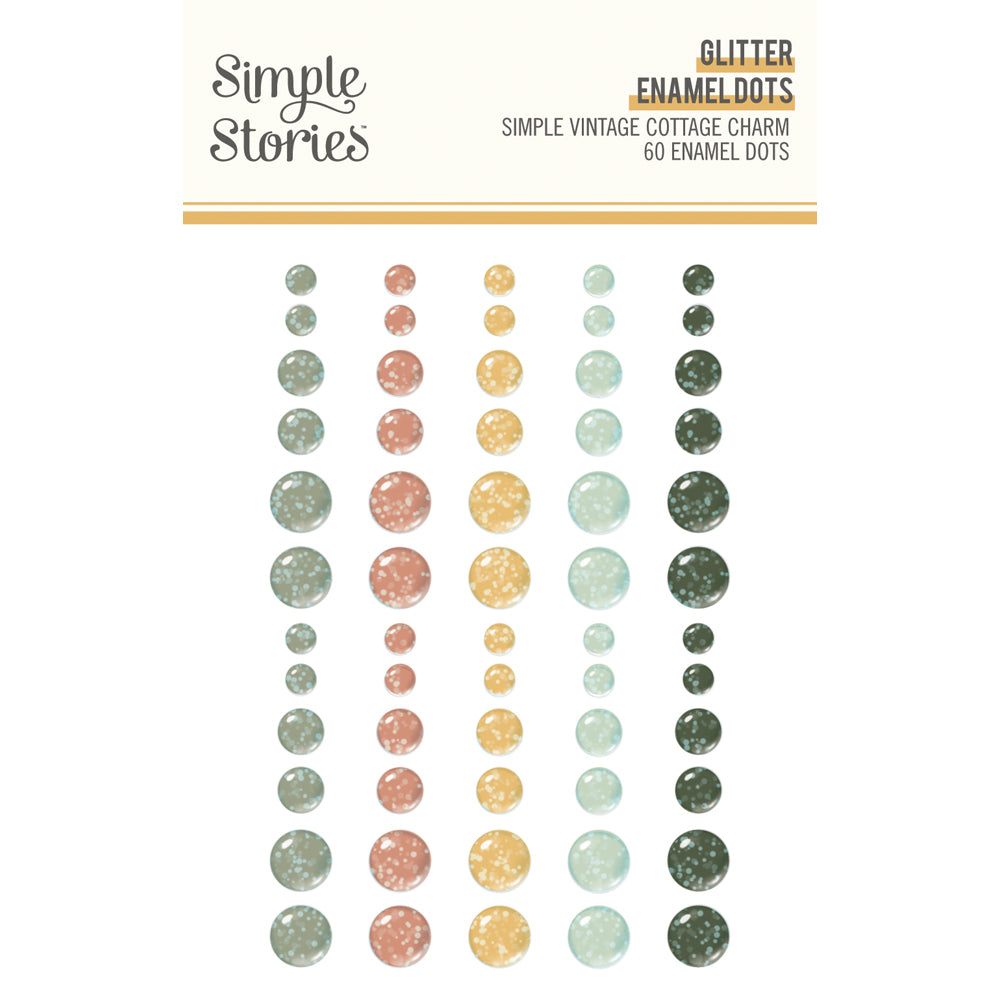 ***Pre-Order*** Simple Stories - Simple Vintage Cottage Charm - Glitter Enamel Dots