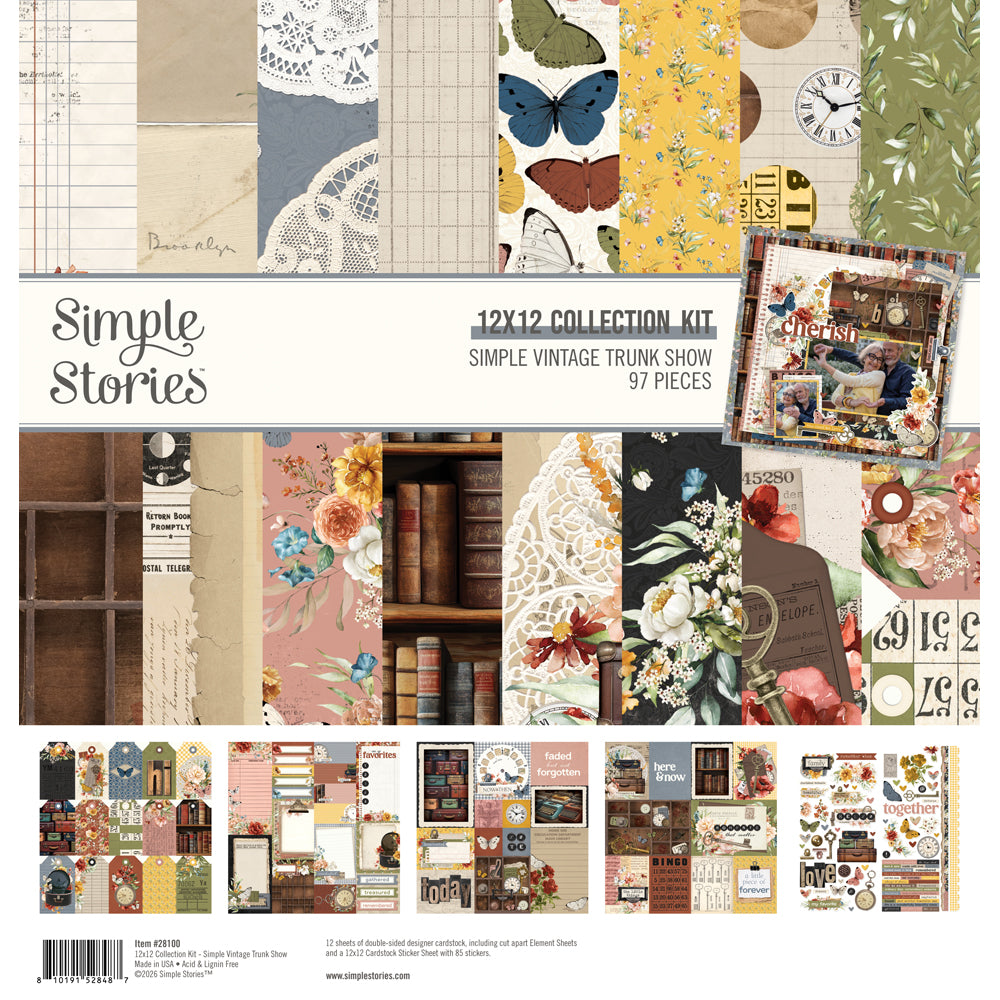 ***Pre-Order*** Simple Stories - Simple Vintage Trunk Show - Collection Kit
