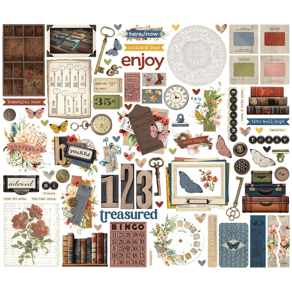 ***Pre-Order*** Simple Stories - Simple Vintage Trunk Show - Bits & Pieces