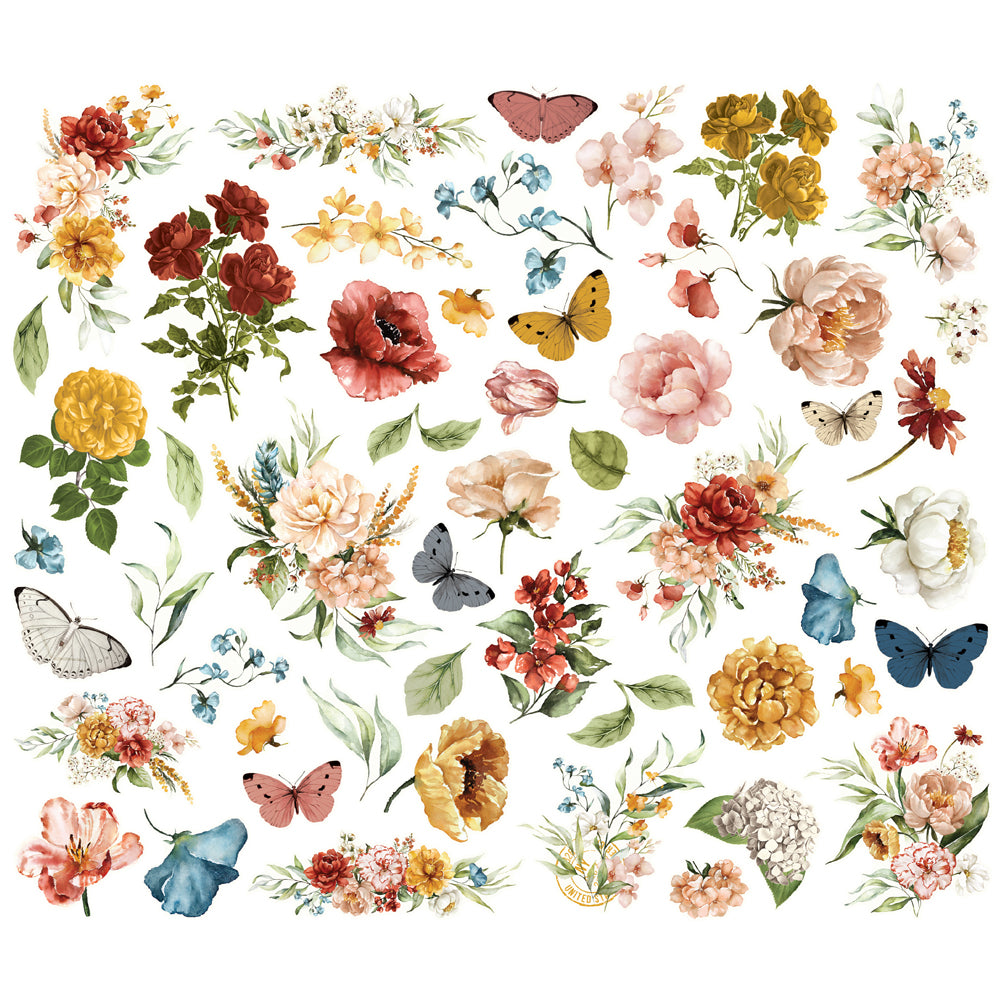 ***Pre-Order*** Simple Stories - Simple Vintage Trunk Show - Floral Bits & Pieces