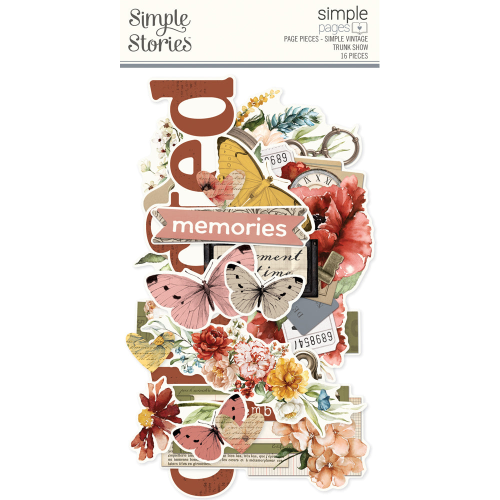 ***Pre-Order*** Simple Stories - Simple Vintage Trunk Show - Simple Pages Page Pieces