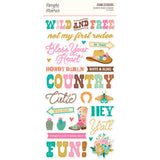 ***Pre-Order*** Simple Stories - Country Roads Cowgirl - Foam Stickers