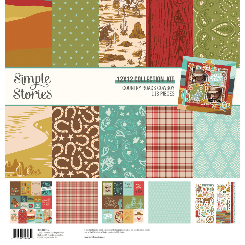 ***Pre-Order*** Simple Stories - Country Roads Cowboy - Collection Kit