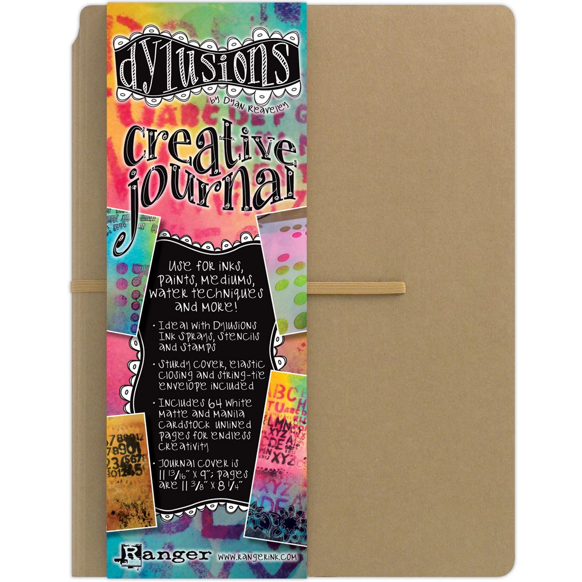 Dylusions - Creative Journal Large - Kraft