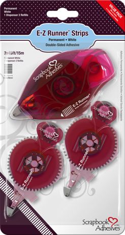 Scrapbook Adhesives - E-Z Runner - Permanent Strips Refillable Value Pack