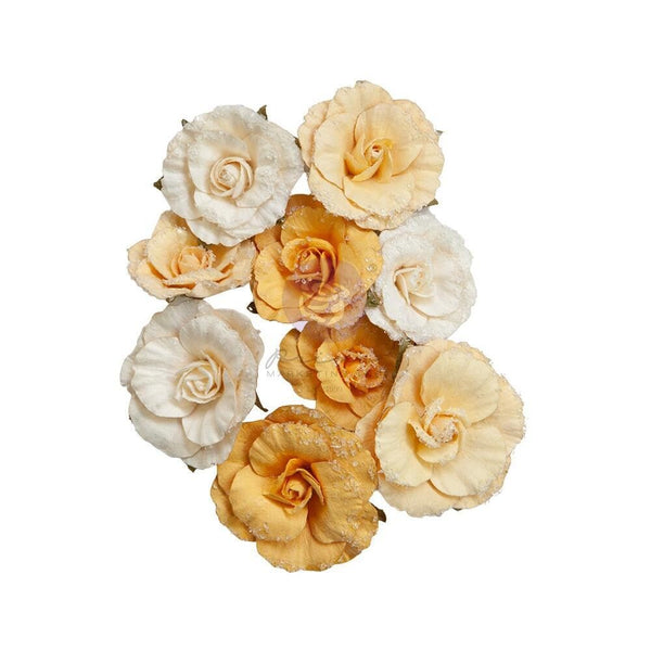 Prima - Mulberry Paper Flowers - Hello Yellow/Painted Floral