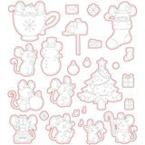 Honey Bee Stamps - Merry Little Mice - Honey Cuts