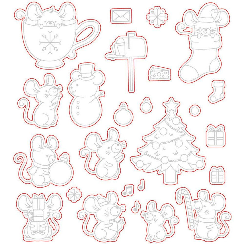 Honey Bee Stamps - Merry Little Mice - Honey Cuts