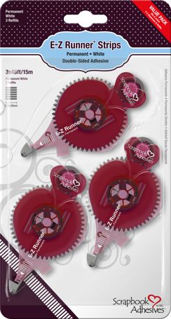 Scrapbook Adhesives - E-Z Runner - Strips Refill Value Pack