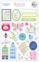 Pinkfresh Studio - Paige Evans - Crafted Moments - Puffy Stickers
