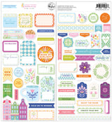 Pinkfresh Studio - Paige Evans - Crafted Moments - Cardstock Stickers