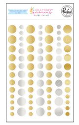 Pinkfresh Studio - Paige Evans - Crafted Moments - Metallic Enamel Dots