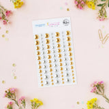 Pinkfresh Studio - Paige Evans - Crafted Moments - Metallic Enamel Dots