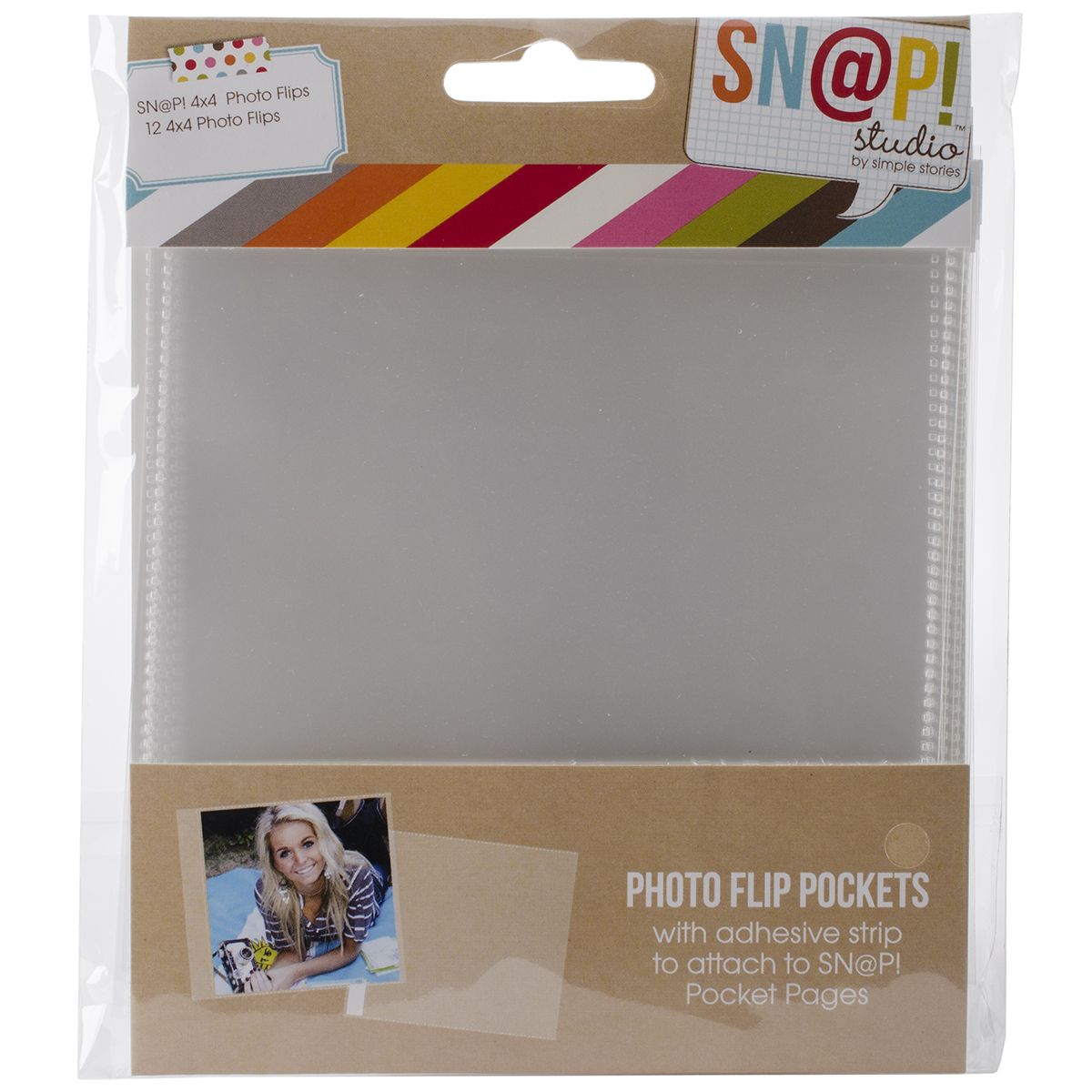 Simple Stories - Sn@p! Photo Flips For 6"X8" Binders - 4"X4"