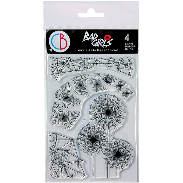 Ciao Bella - Bad Girls - 4x6" Clear Stamp Set - Architechnology