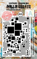 AALL & Create - A7 Clear Stamp Set - Reverse Squares -