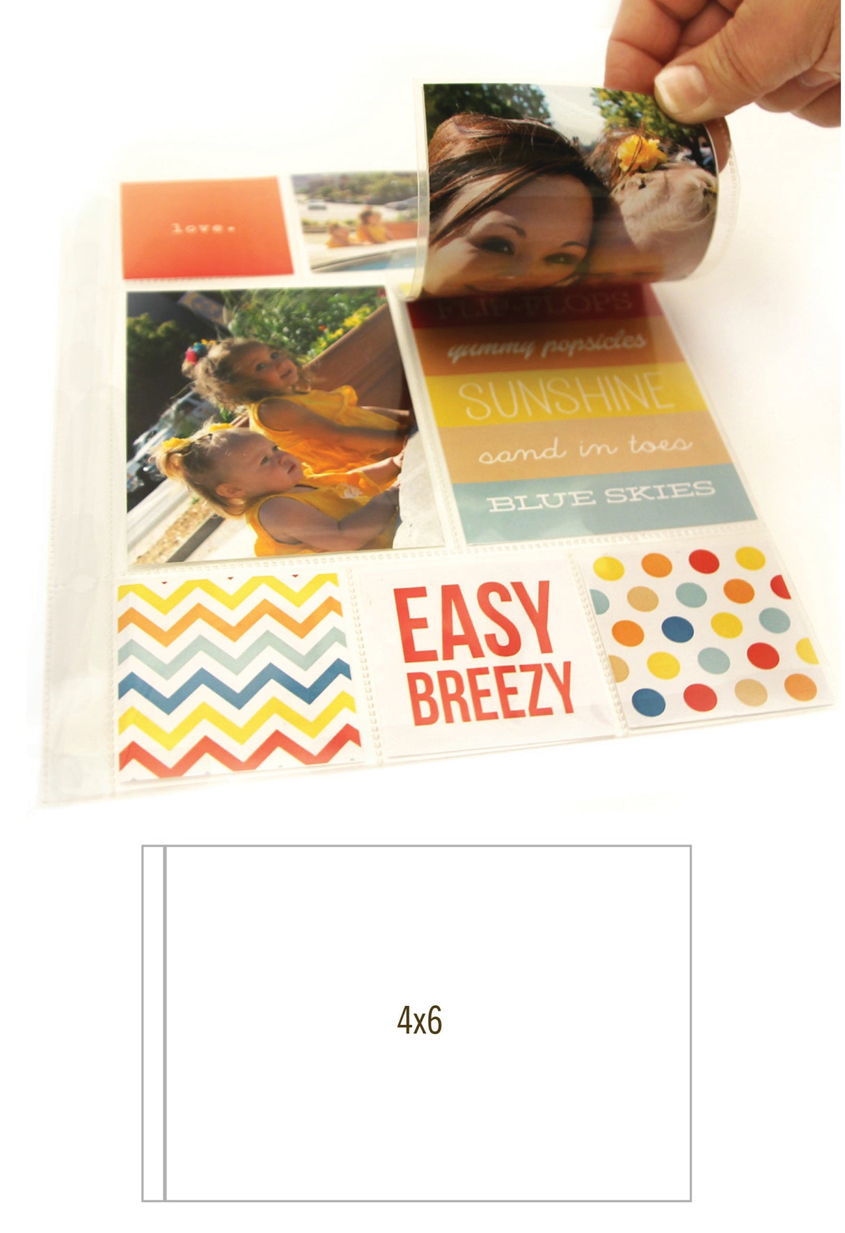 Simple Stories - Sn@p! Photo Flips For 6"X8" Binders - 4"X6"