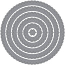 Honey Bee Stamps - Stitched Scallop Circles - Honey Cuts