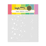 ***Pre-Order*** Waffle Flower - May Release - Happy Bubbles Stencil