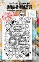 AALL & CREATE - A7 CLEAR STAMP SET - SCRIPTED DIAMONDS