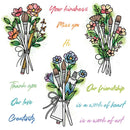 Honey Bee Stamps - Work Of Heart - 6"x6" Stamp Set