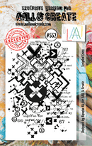 AALL & Create - A7 Clear Stamp Set - Scripted Cross -