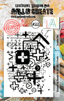 AALL & Create - A7 Clear Stamp Set - Scripted Plus -