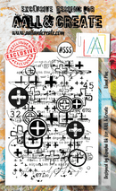 AALL & Create - A6 Clear Stamp Set - Lined Plus -