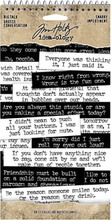Tim Holtz - Advantus - Idea-Ology Big Talk Stickers Tablet - Snarky