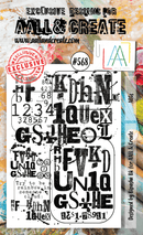 AALL & Create - A6 Clear Stamp Set - ABCs -